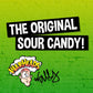 WARHEADS - Extreme Sour Hard Candy - Sour Apple, Black Cherry, Blue Raspberry, Lemon & Watermelon Flavors - 2 Oz. Bag