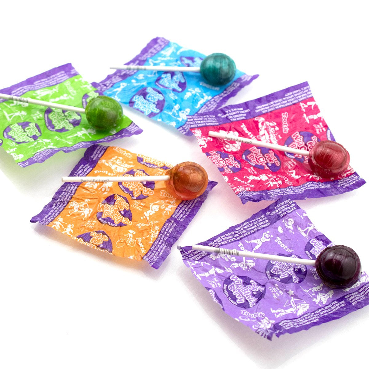 Tootsie Roll Tootsie Pops Assorted with Chocolatey Center, 3.75 Pound, 100 Count Giveaway Box