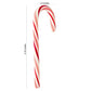 Candy Canes Peppermint Flavored 120 Pieces Individually Wrapped Red & White - Holiday Edible Regular Size Bulk Pack Candy Cane