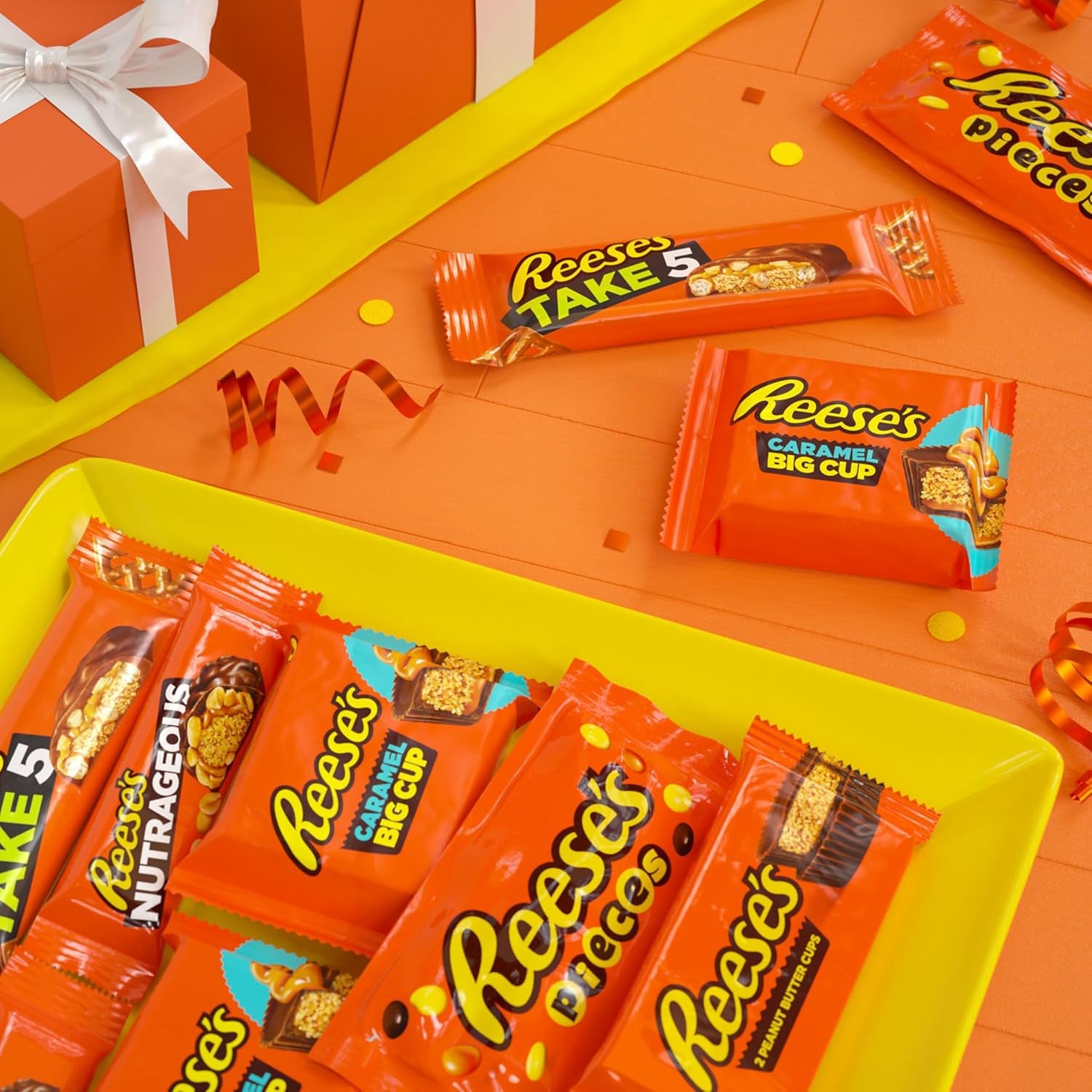REESE'S Assorted Peanut Butter Candy Variety Pack, 27.2 Oz, 18 Ct