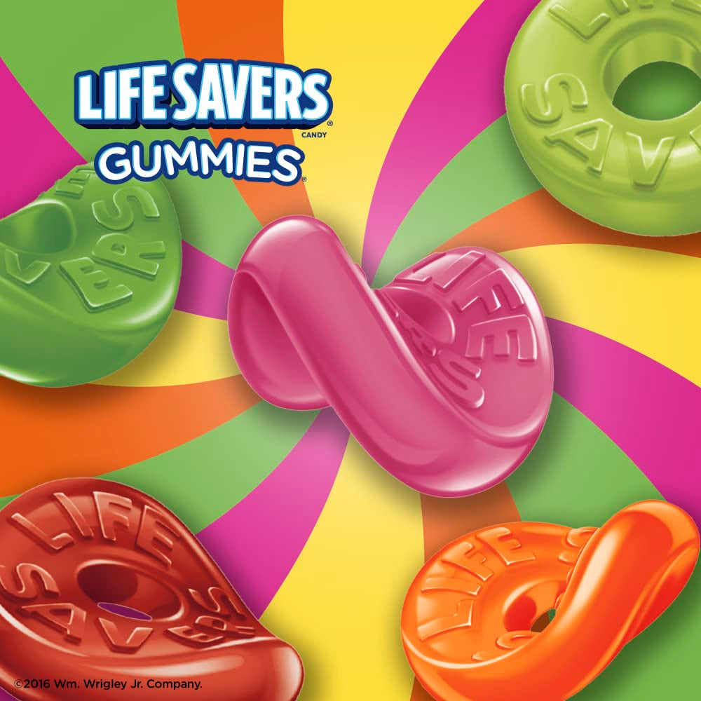LIFE SAVERS Exotics Gummy Candy Bag, Exotic Fruit Flavored Candy, 7 Oz