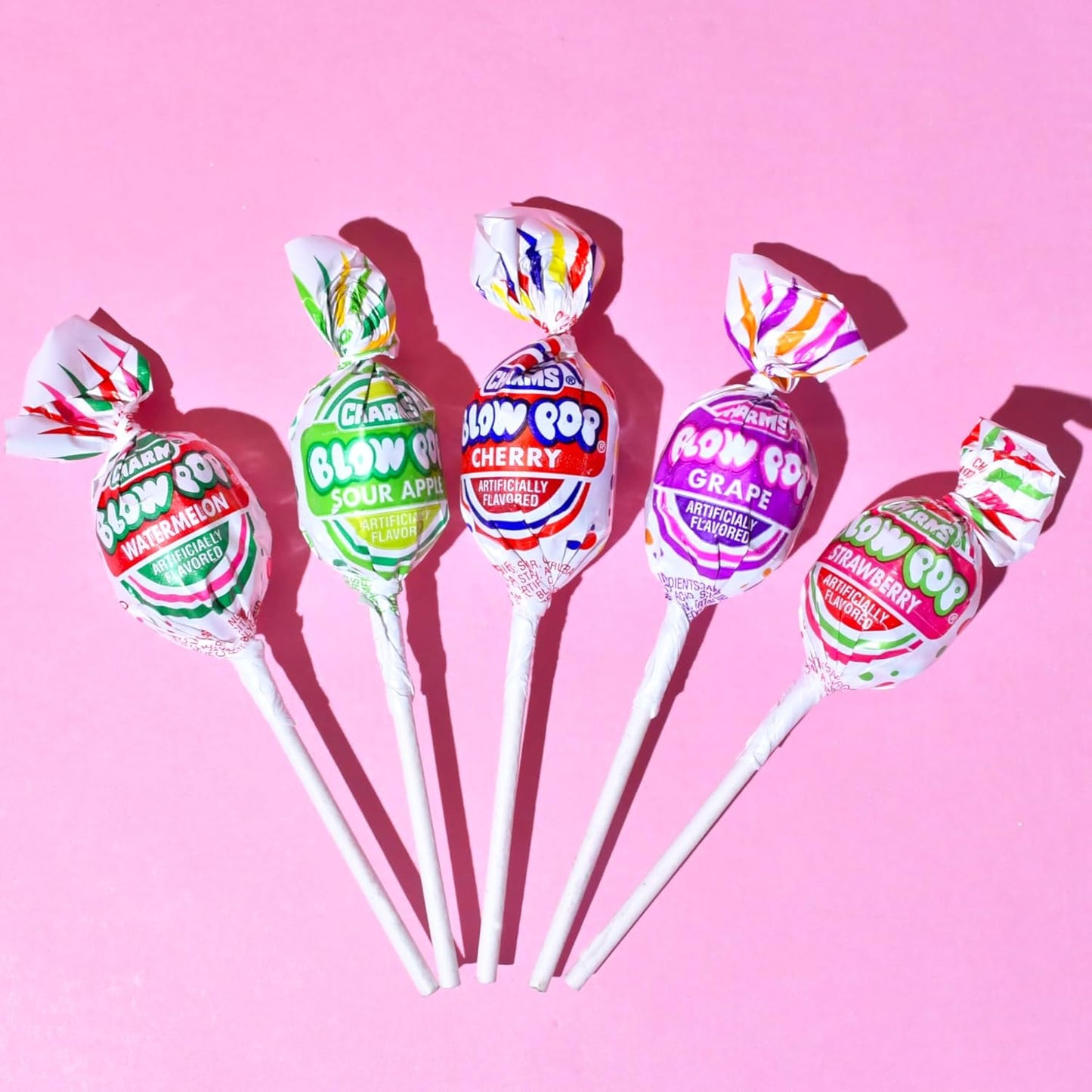 Charms Blow Pop Lollipops - Individually Wrapped Dual Candy and Gum Suckers, 45 Count (29.25 Oz.)