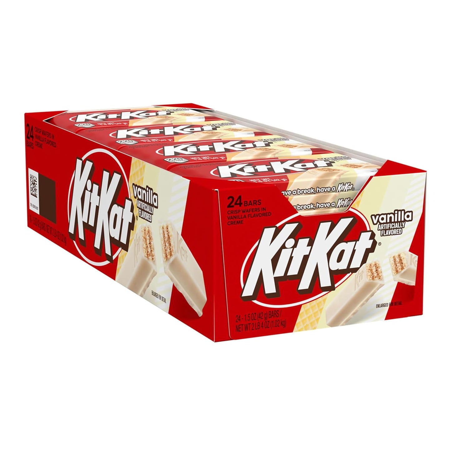 KIT KAT Vanilla Flavored Wafer Candy Bars, 1.5 Oz (24 Count)