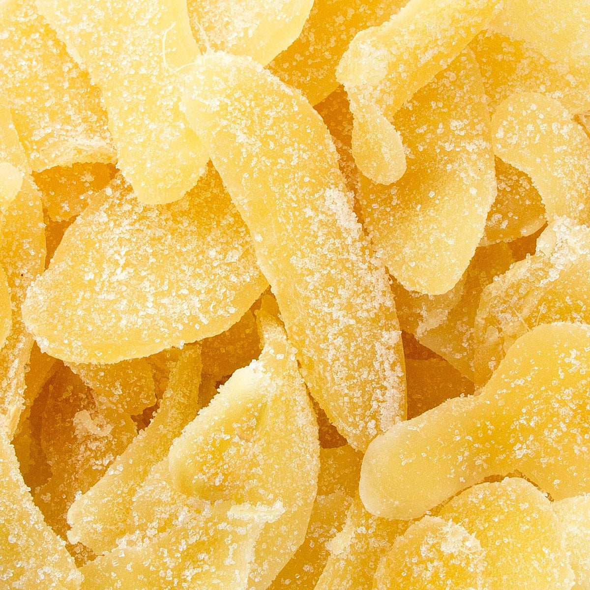Bulk Dried Crystallized Ginger 2 Pound - Sweet & Spicy Candied Ginger Sugar