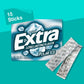EXTRA Polar Ice Chewing Gum Packs, Sugar Free Gum in Bulk with Strong Mint Flavor for Freshening Breath, 15 Sticks (10 Pack)