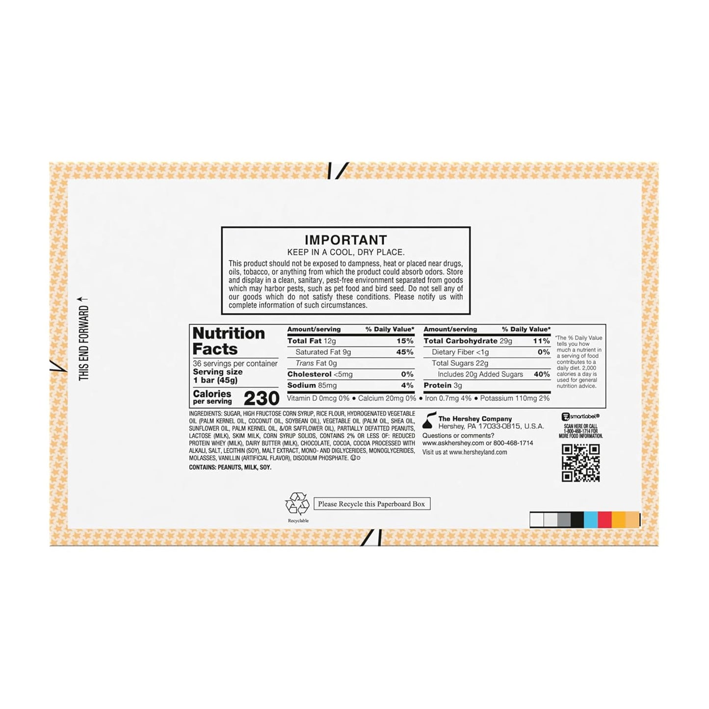 WHATCHAMACALLIT Chocolate Caramel Peanut Crisps Candy Bars, 1.6 Oz, 36 Ct 
