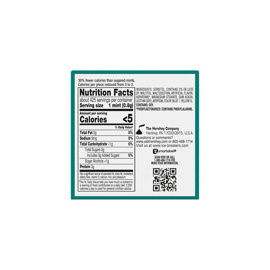 ICE BREAKERS Wintergreen Sugar Free Mints Tins, 1.5 Oz (8 Count)