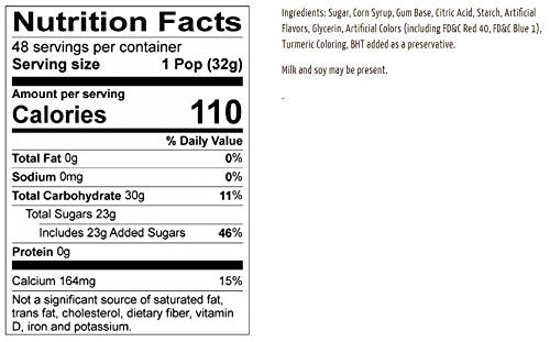 Charms Super Blow Pop Lollipops, Assorted Flavors, 48 Count
