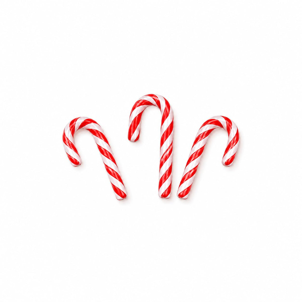 Fruidles Christmas Mini Candy Canes 100 Pack Peppermint Flavor, Individually Wrapped, 2" Inch