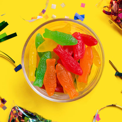 SWEDISH FISH Assorted Soft & Chewy Gummy Candy, Bulk Candy, 5 Lb