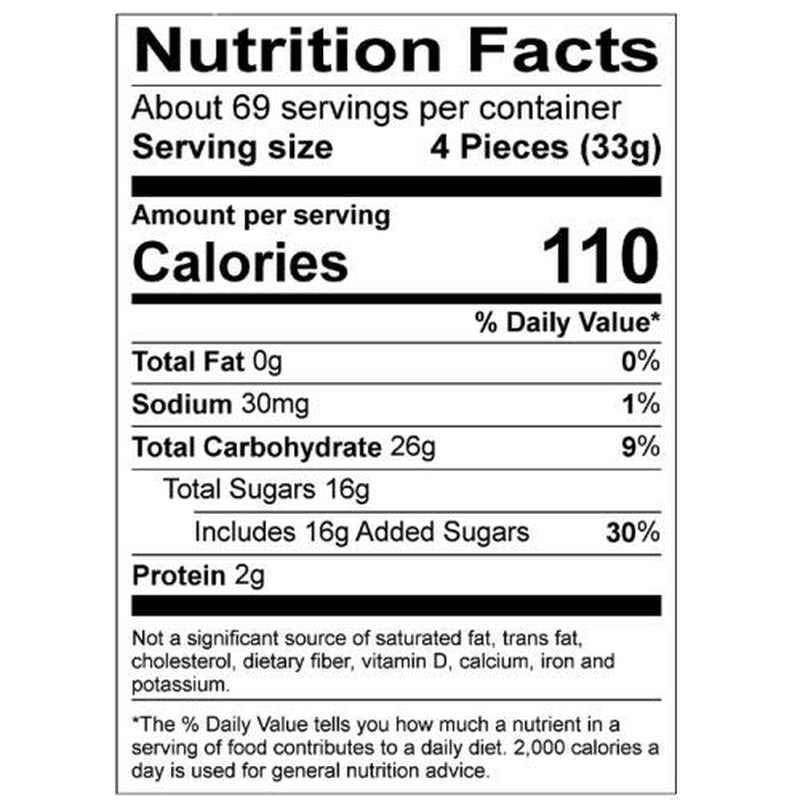 Trolli Peachie O'S Sour Gummy Rings Candy, Bulk Bag, 5 Lb