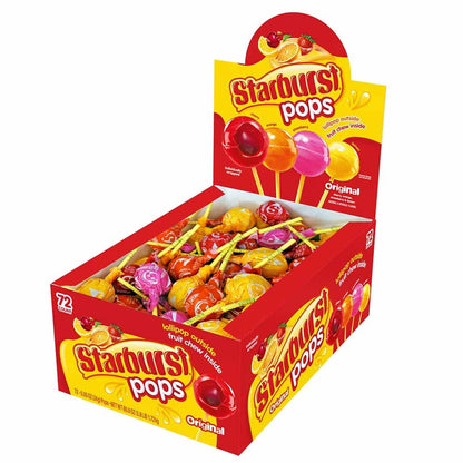 Spangler Candy Original Starburst Lollipops - 72 Count Display Box