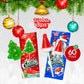 60 Pack Christmas Lollipops - Individually Wrapped Christmas Holiday Themed Hat and Tree Lollipops