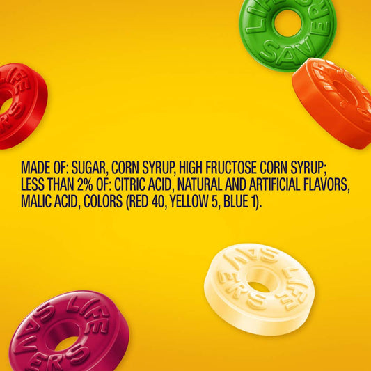 LIFESAVERS 5 Flavors Hard Candy, Party Size, 50 Oz Bag