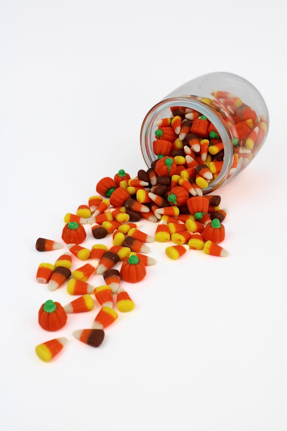 Autumn Mix Candy Corn with Pumpkins, Bulk Mellowcreme, 1 Lb