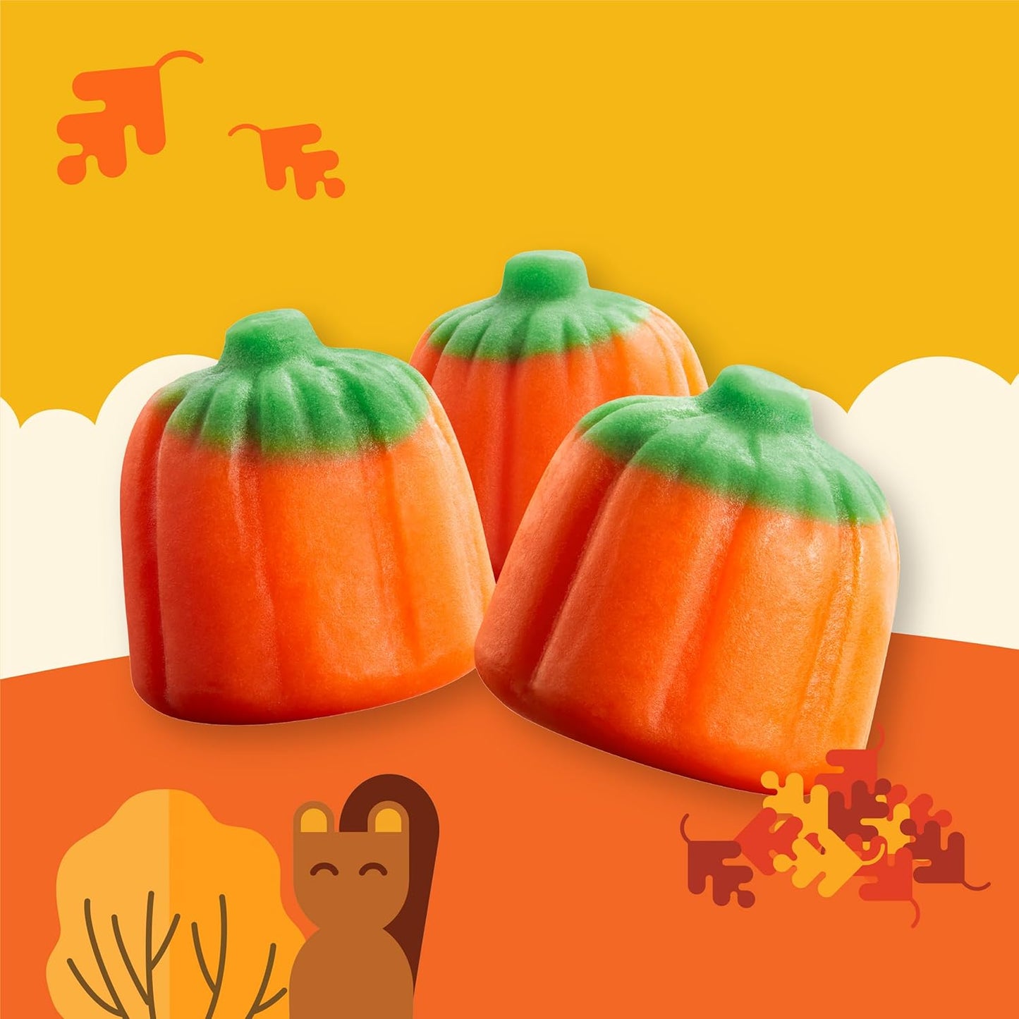 Brach's Pumpkin Mellowcremes, Halloween Candy, 11 Oz Bag
