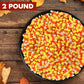 Bulk Candy Corn Candy 2 Pound Bag - Classic Sweet Chewy Tri-Color Autumn Treats