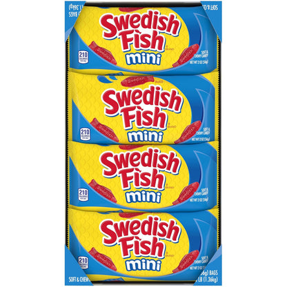 SWEDISH FISH Mini Soft & Chewy Candy, Bulk Candy, Mother'S Day, 24 - 2 Oz Bags