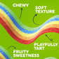 Airheads Xtremes Belts Candy, Chewy Candy Package, Rainbow Berry Fruit Flavor, 3 Ounces (12-Pack)