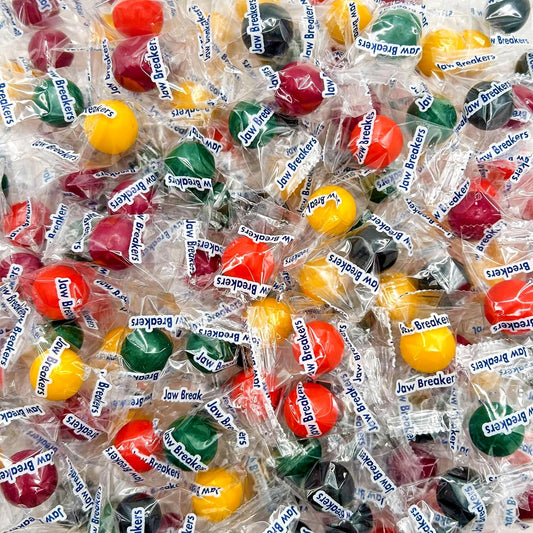 Jawbreakers Hard Candy, Fruit Flavored Assortment, 2 Lb Bag
