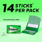 Trident Spearmint Sugar-Free Chewing Gum, 12 Packs of 14 Pieces (168 Total Pieces)