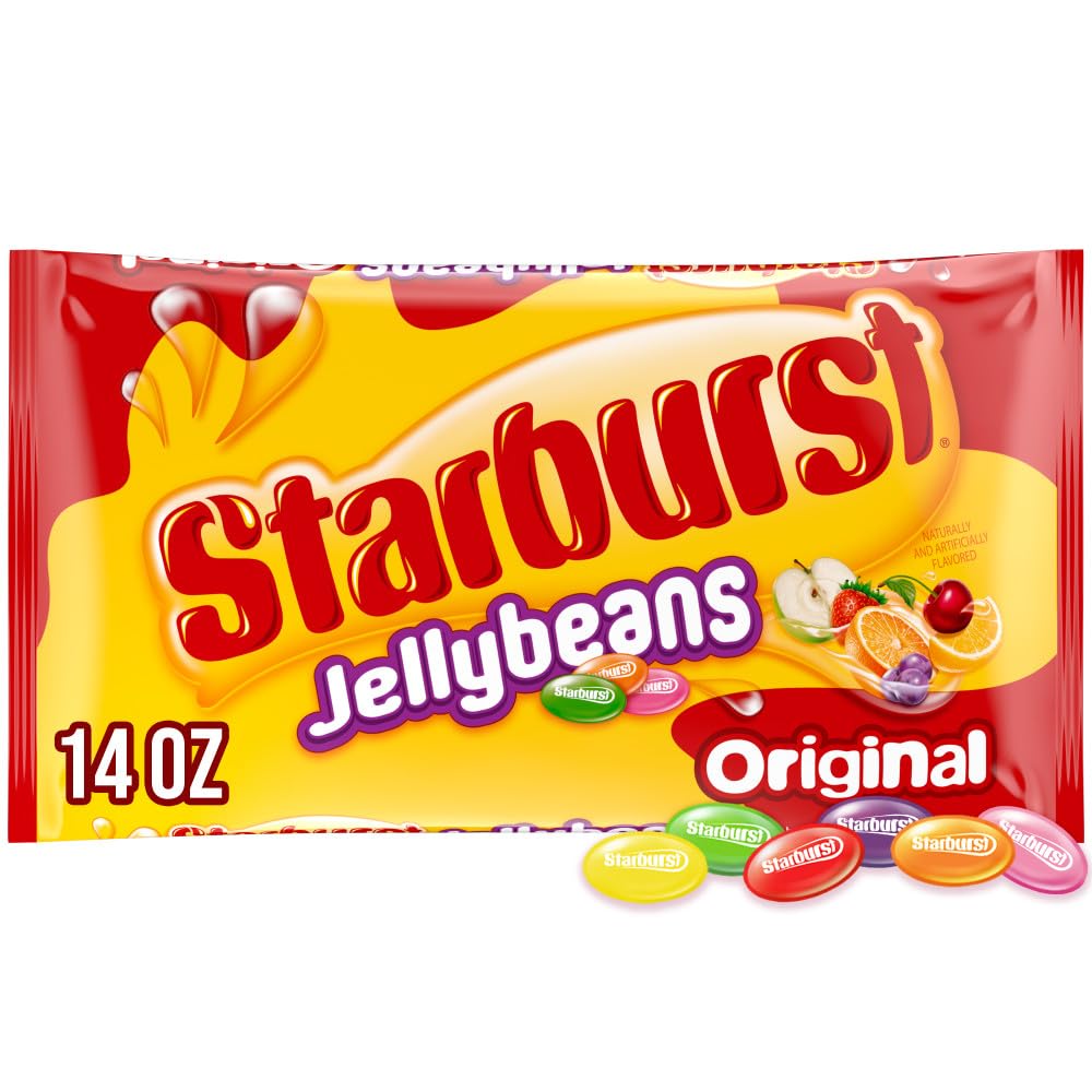 STARBURST Original Jelly Beans Candy, 14 Ounce Bag, Summer Road Trip Essentials