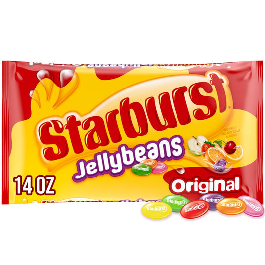 STARBURST Original Jelly Beans Candy, 14 Ounce Bag, Summer Road Trip Essentials