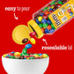 M&M's Milk Chocolate and Peanut Bulk Candy Jars, 48.5 Ounces Total (Pack of 2)