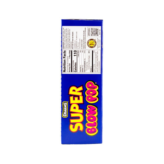 Charms Super Blow Pop Lollipops, Assorted Flavors, 48 Count