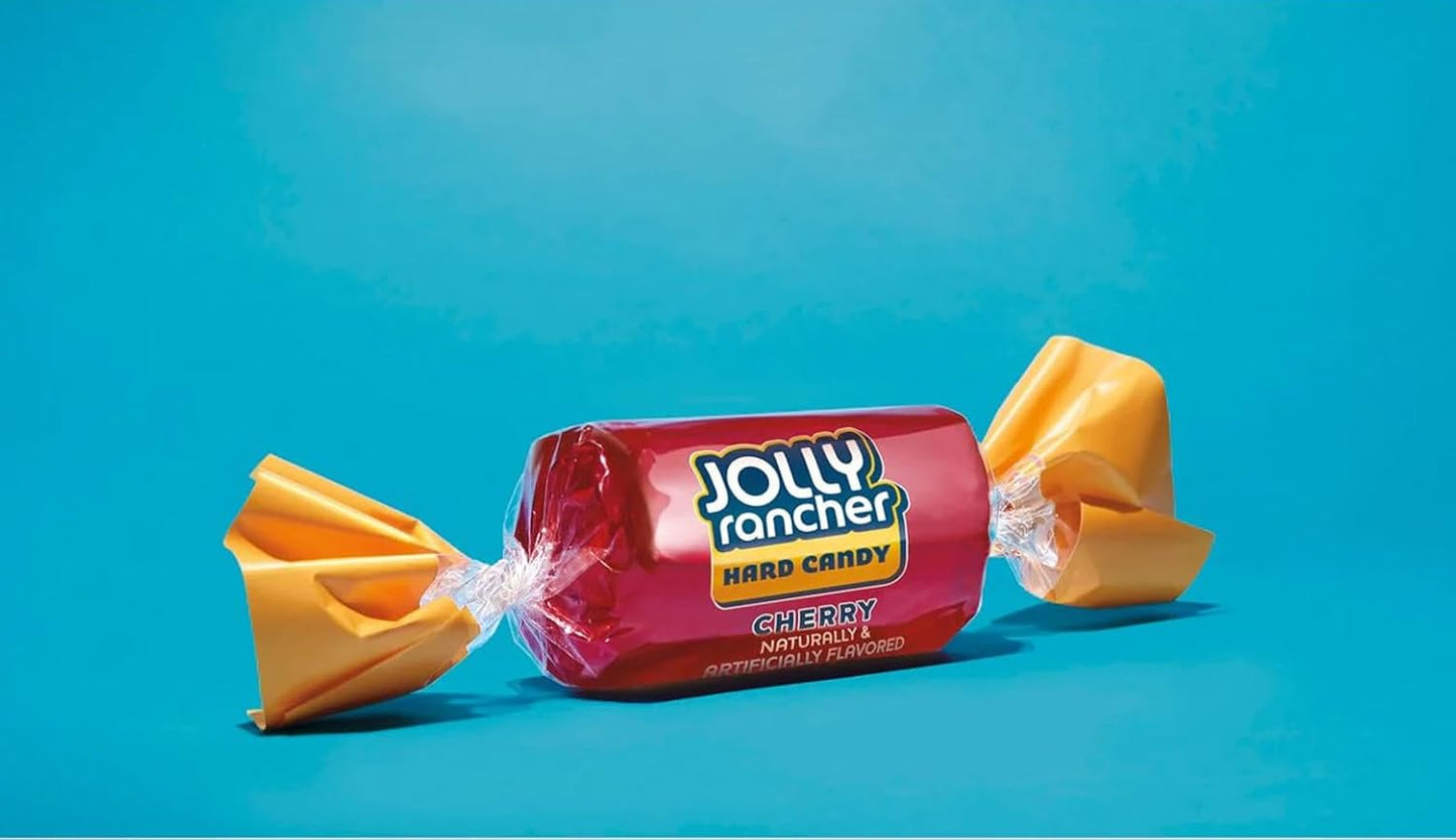Jolly Ranchers Hard Candy Assorted - 2 LB Bulk Bag (Approx. 150 Pieces) - Fruit-Flavored Party Treats