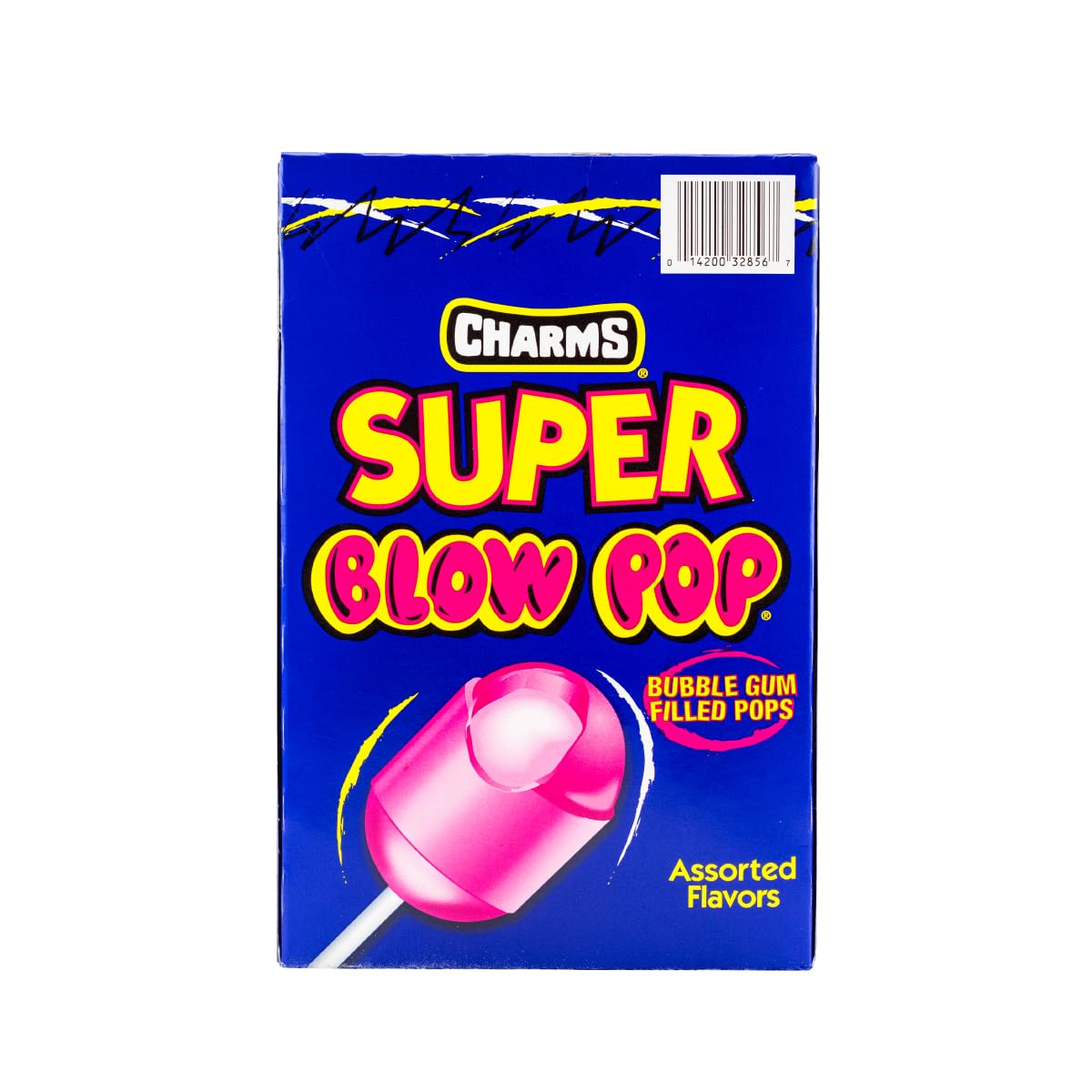Charms Super Blow Pop Lollipops, Assorted Flavors, 48 Count
