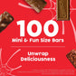 Butterfinger, CRUNCH, Baby Ruth, 100 Grand Assorted Halloween Candy Bars, 100 Count Pack, 40.7 Oz