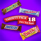SNICKERS, TWIX, MILKY WAY & 3 MUSKETEERS Individually Wrapped Variety Pack Full Size, 18 Bars