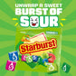 STARBURST Sour Chewy Candy Individually Wrapped Fruit Chew Candies, Sharing Size, 15.6 Oz Resealable Bag