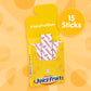 JUICY FRUIT Original Bubble Gum Chewing 15 Pieces 10 Pack of Gum