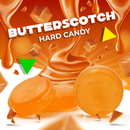 Butterscotch Hard Candy Individually Wrapped, 1 Lb Bag | Bold Flavor, Old Fashioned Candy