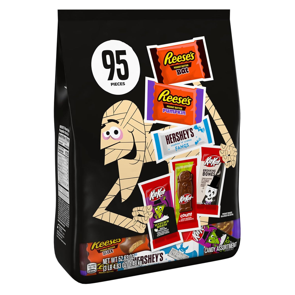 Hershey'S Assorted Chocolate Halloween Candy Bulk Variety Pack, 52.63 Oz