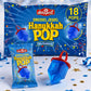 Hanukkah Dreidel Ring Shape Candy Lollipop Dreidels Blue Raspberry 18 Pops