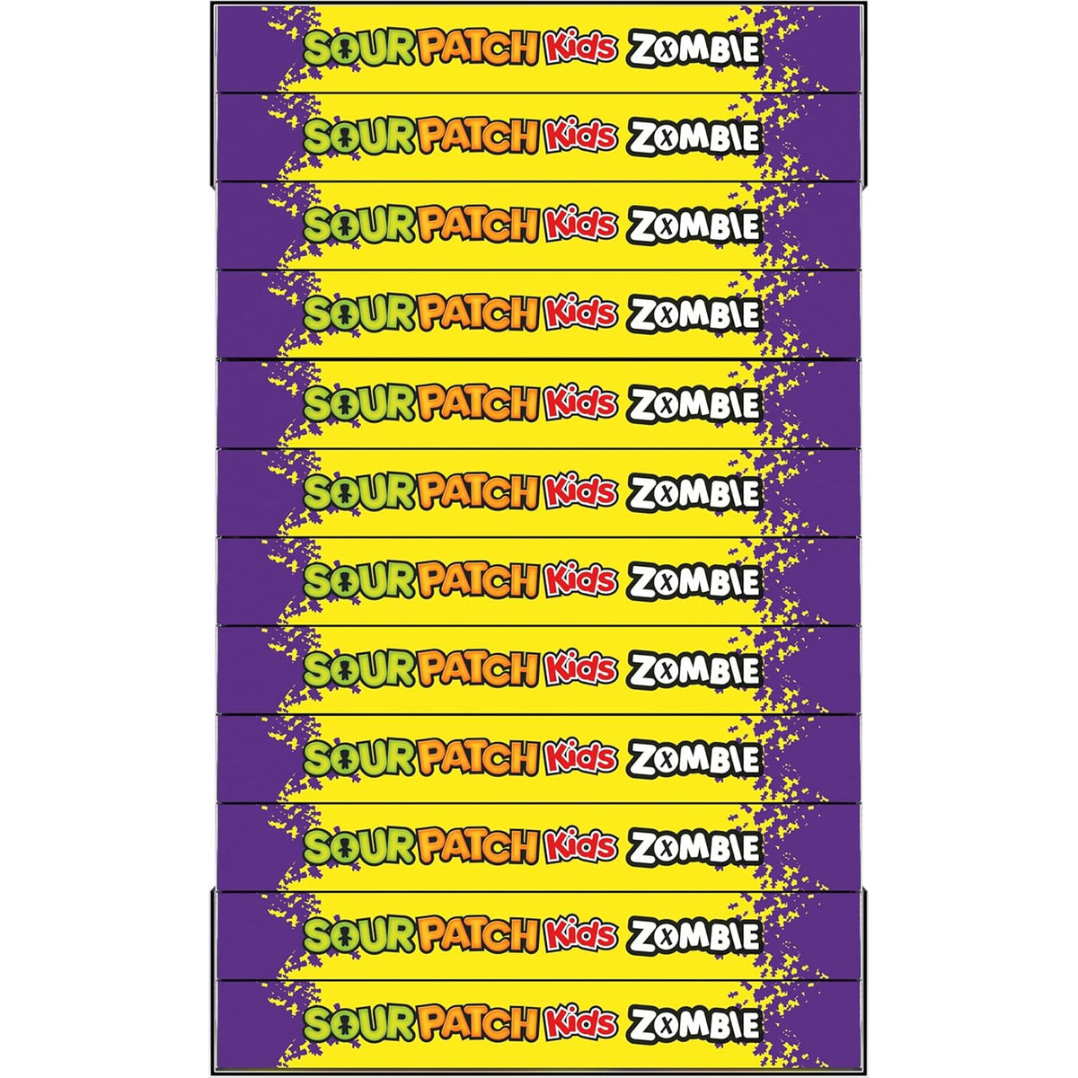 SOUR PATCH KIDS Zombie Soft & Chewy Gummy Halloween Candy, 12 Boxes