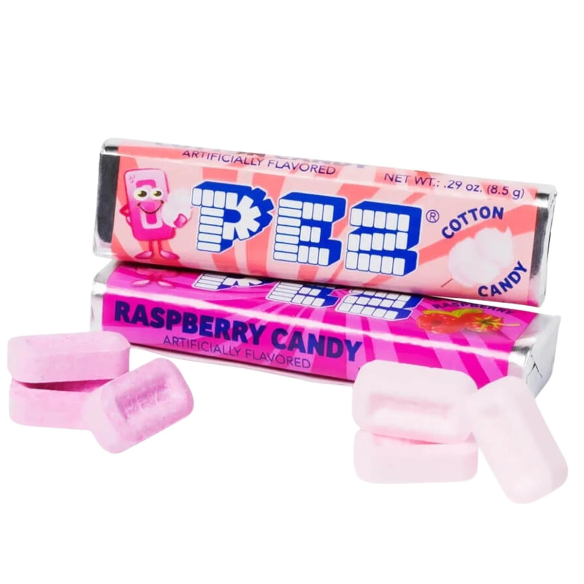 Valentine's Day Candy Dispensers – 3 Pack Gift Set with Assorted Refill Rolls