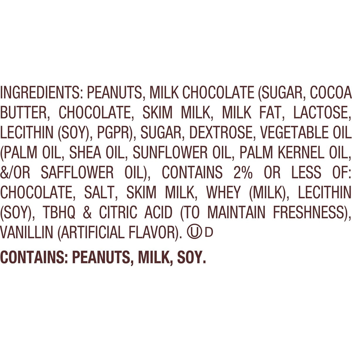 REESE'S Milk Chocolate Peanut Butter Snack Size Bats, Candy Bag, 9.6 Oz
