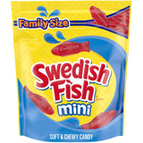 SWEDISH FISH Mini Soft Chewy Candy, Family Size, 1.8 Lb Bag
