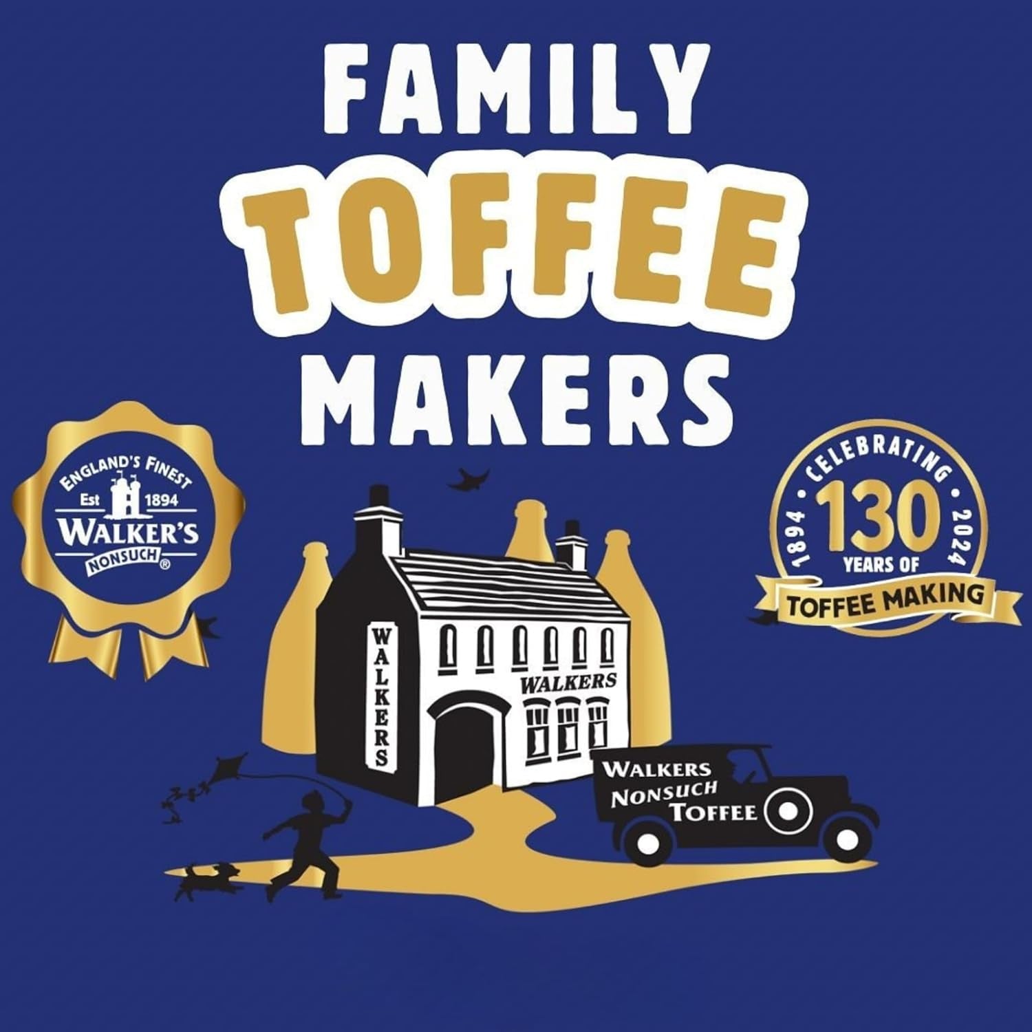 Walkers' Nonsuch English Creamy Toffees with Whole Milk & Butter 5.29 Oz (150G)