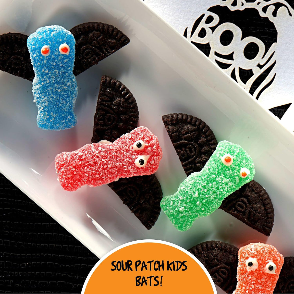 SOUR PATCH KIDS Soft & Chewy Gummy Halloween Candy Variety Pack, 40 Ct