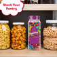 SKITTLES Wild Berry Chewy Fruit Flavor Candy 30Oz Resealable Bulk Candy Jar