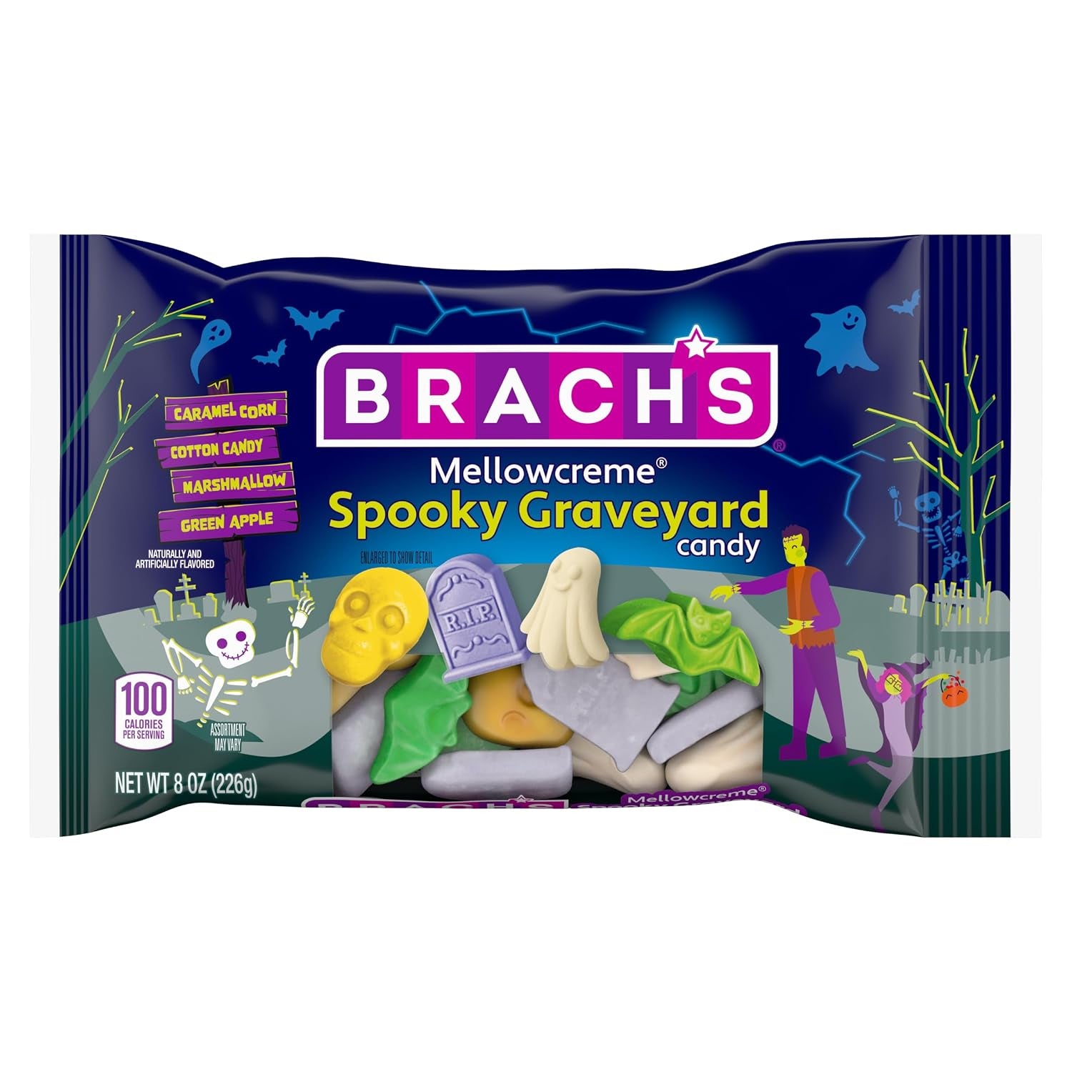 Brach's Halloween Spooky Graveyard Mellowcreme 8 Oz