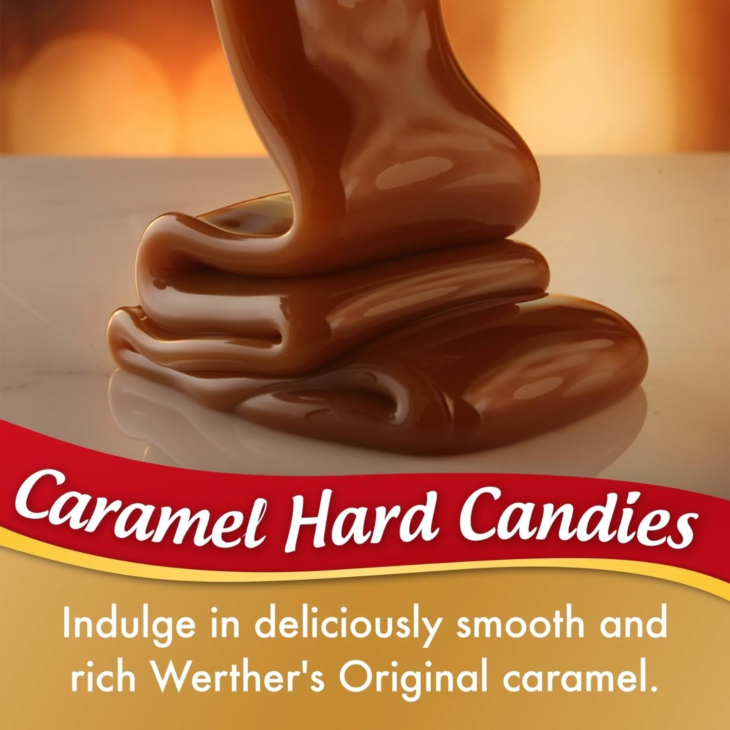 Werther's Original Caramel Hard Candies - Pack of 4 - 2.65 oz Bags