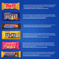 M&M'S Peanut, M&M'S Caramel, SNICKERS Original, SNICKERS Peanut Butter, TWIX Original and TWIX Salted Caramel Full Size 18 Ct Box