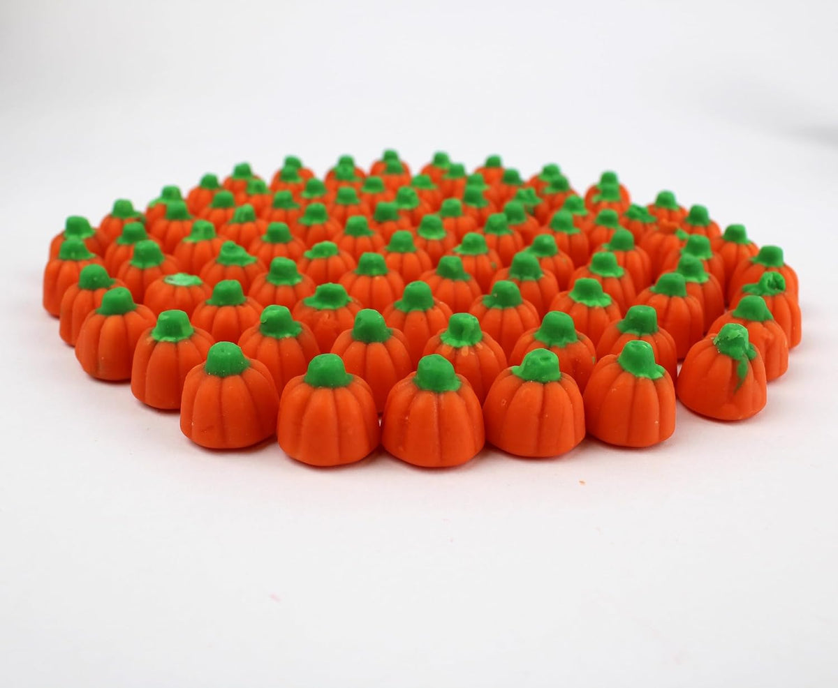 Pumpkin Shaped Mellowcreme Candy Corn, Autumn Candy Pumpkins Bulk Bag, 1 Lb