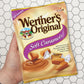 Werther’s Original Soft Caramels Candies, Individually Wrapped Pieces, 2.22 oz (Pack of 3)